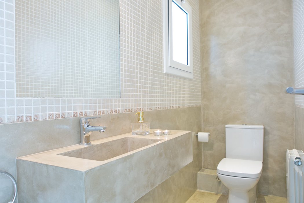 Recent microcementproject - luxe badkamer