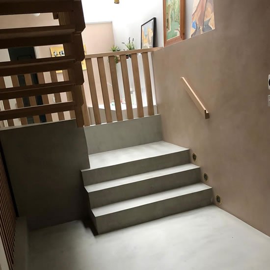 Recent microcementproject - interieur
